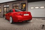 BMW M4 Coupe Akrapovic Evolution Line Install 2014 года
